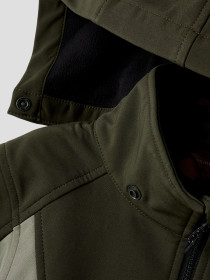 NAME IT Softshell Jakke Alfa08 Dusty Olive